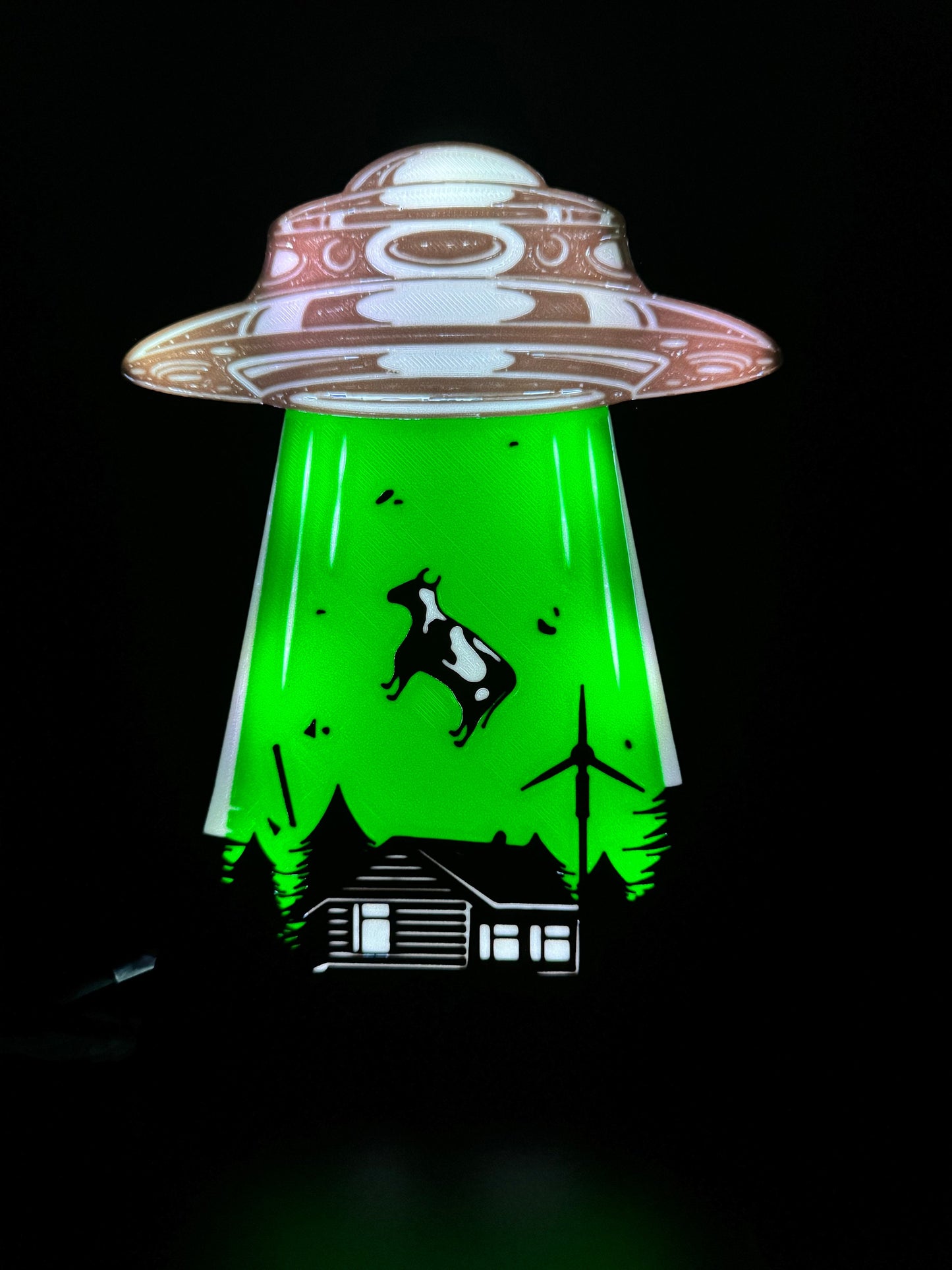 Alien LED Sign | Wall Decor | Area 51 | Bigfoot | Gift for Him | Gift For Her | Mancave | Extraterrestrial | UFO