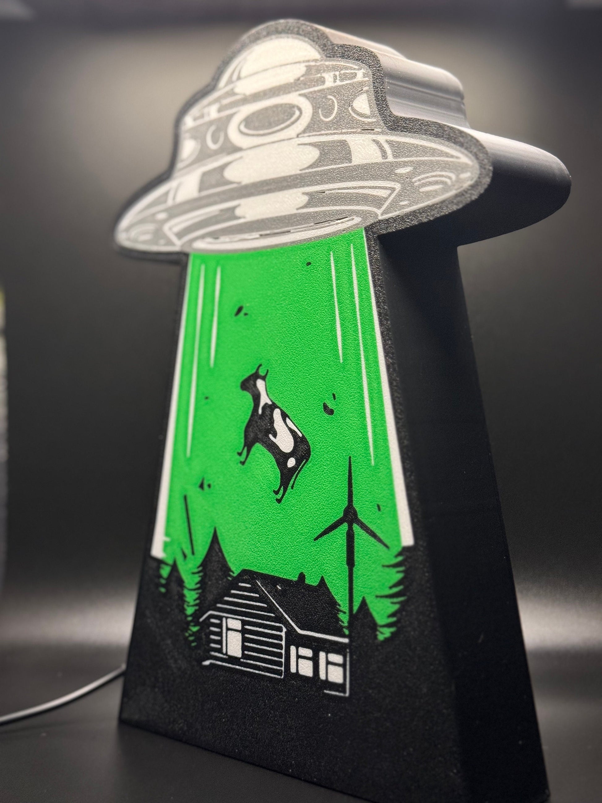 Alien LED Sign | Wall Decor | Area 51 | Bigfoot | Gift for Him | Gift For Her | Mancave | Extraterrestrial | UFO