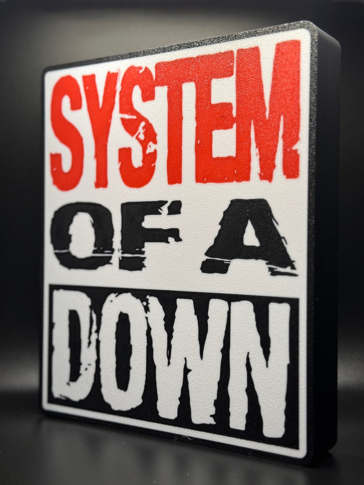 System of a Down Band LED Sign | Wall Decor | Music | Rock | Gift for Him | Mancave | Serj Tankian | Nu Metal | Heavy Metal | Toxic