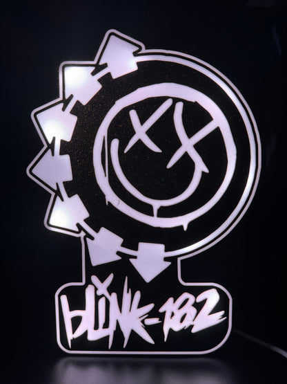 Blink 182 Band LED Sign | Wall Decor | Music | Rock | Gift for Him | Mancave | Travis Barker | Hard Rock | Heavy Metal