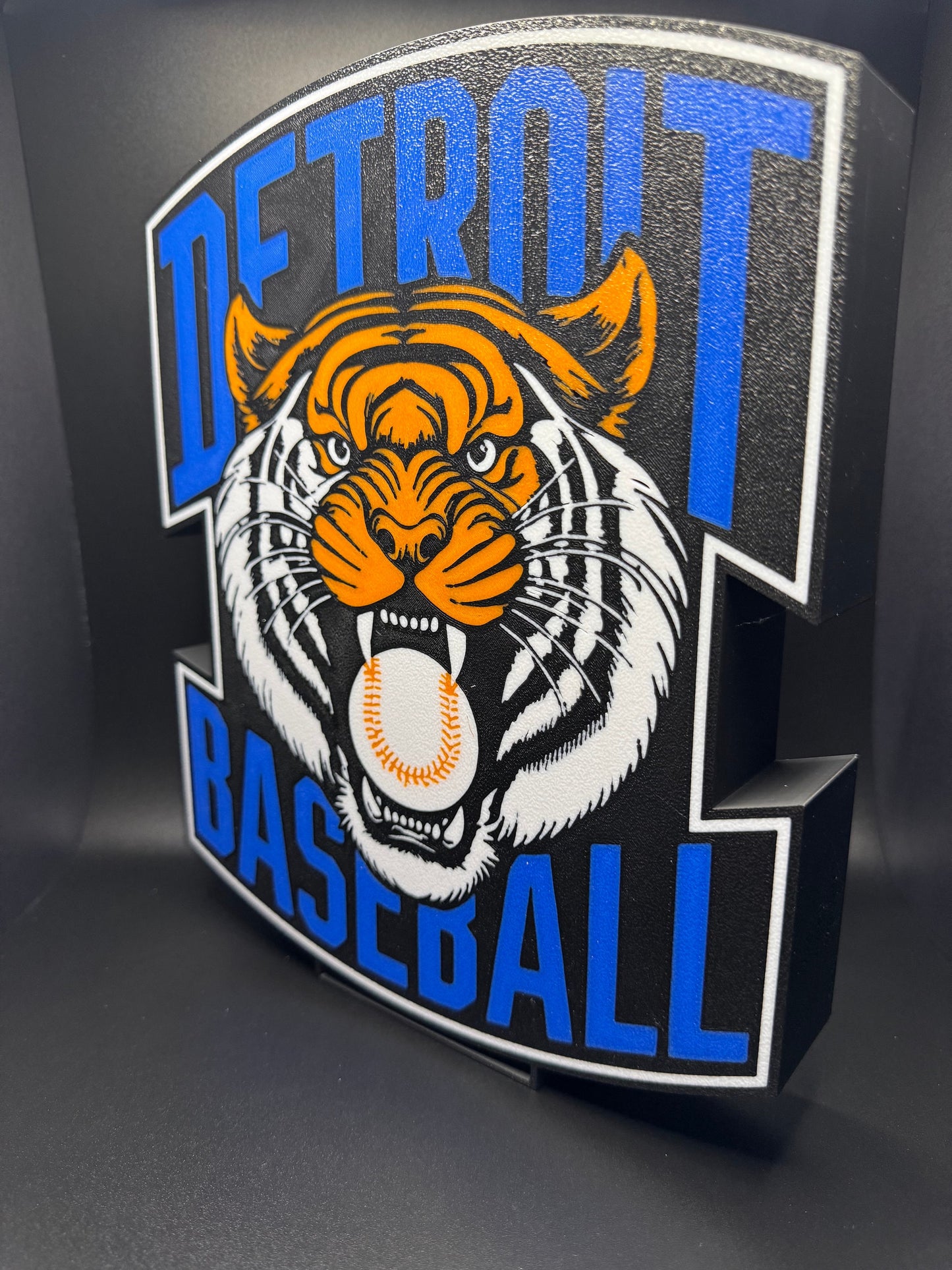 Detroit Tigers LED Sign | Wall Decor | Baseball Sign | MLB | Gift for Him | Mancave | Tiger