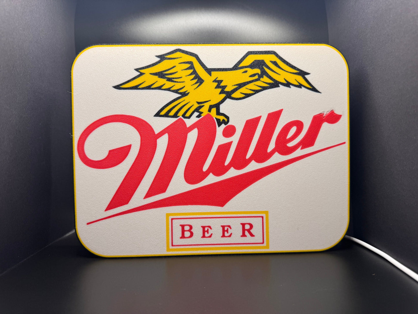 Miller Beer LED Sign | Wall Decor | Beer Sign | Bar | Gift for Him | Mancave | Miller Lite | Budweiser