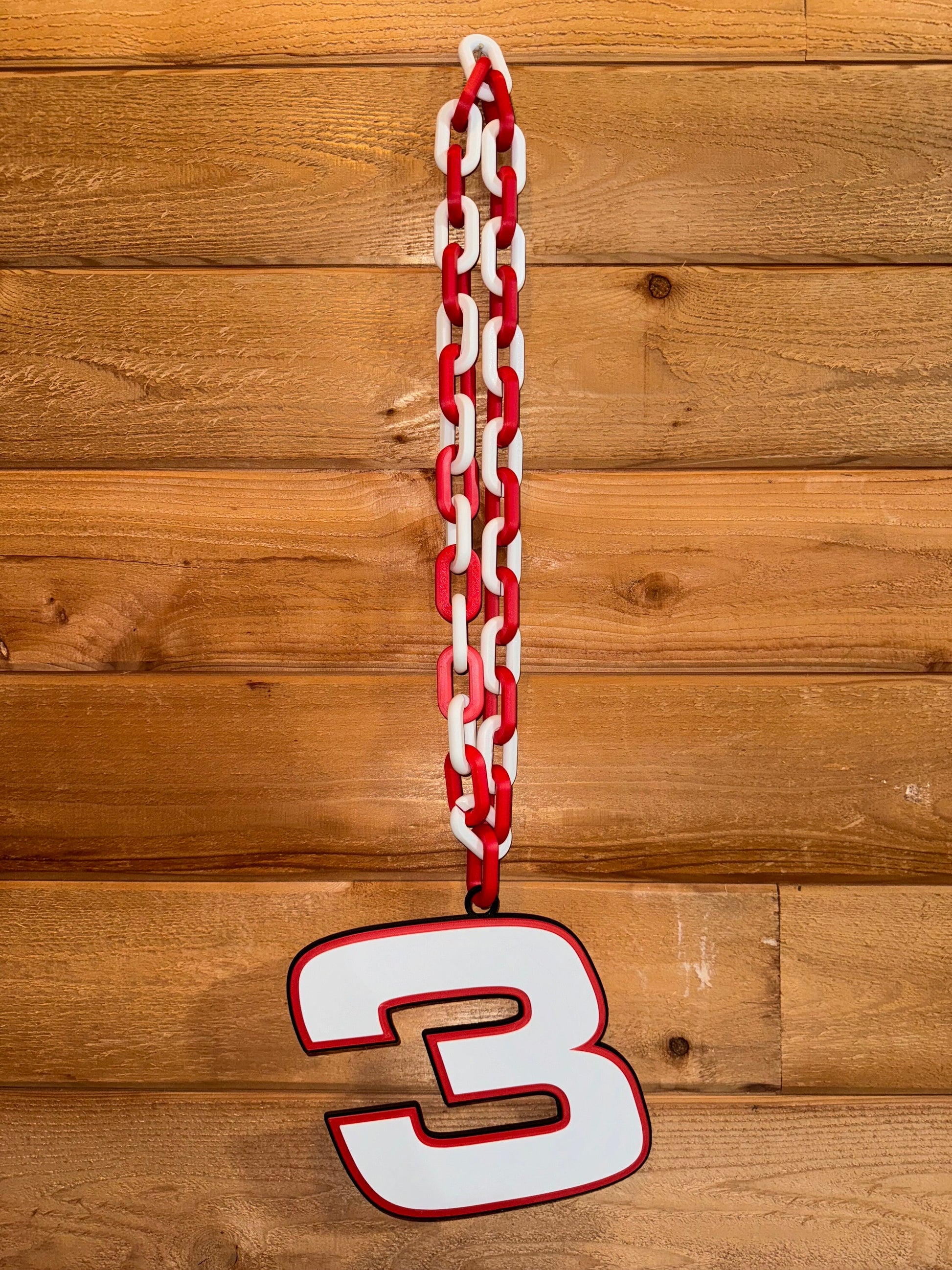 Dale Earnhardt Oversized Chain | Accessories | Racing Clothes | NASCAR | Gift for Him | Mancave | Speedway | Vintage | 3 | Shirt |