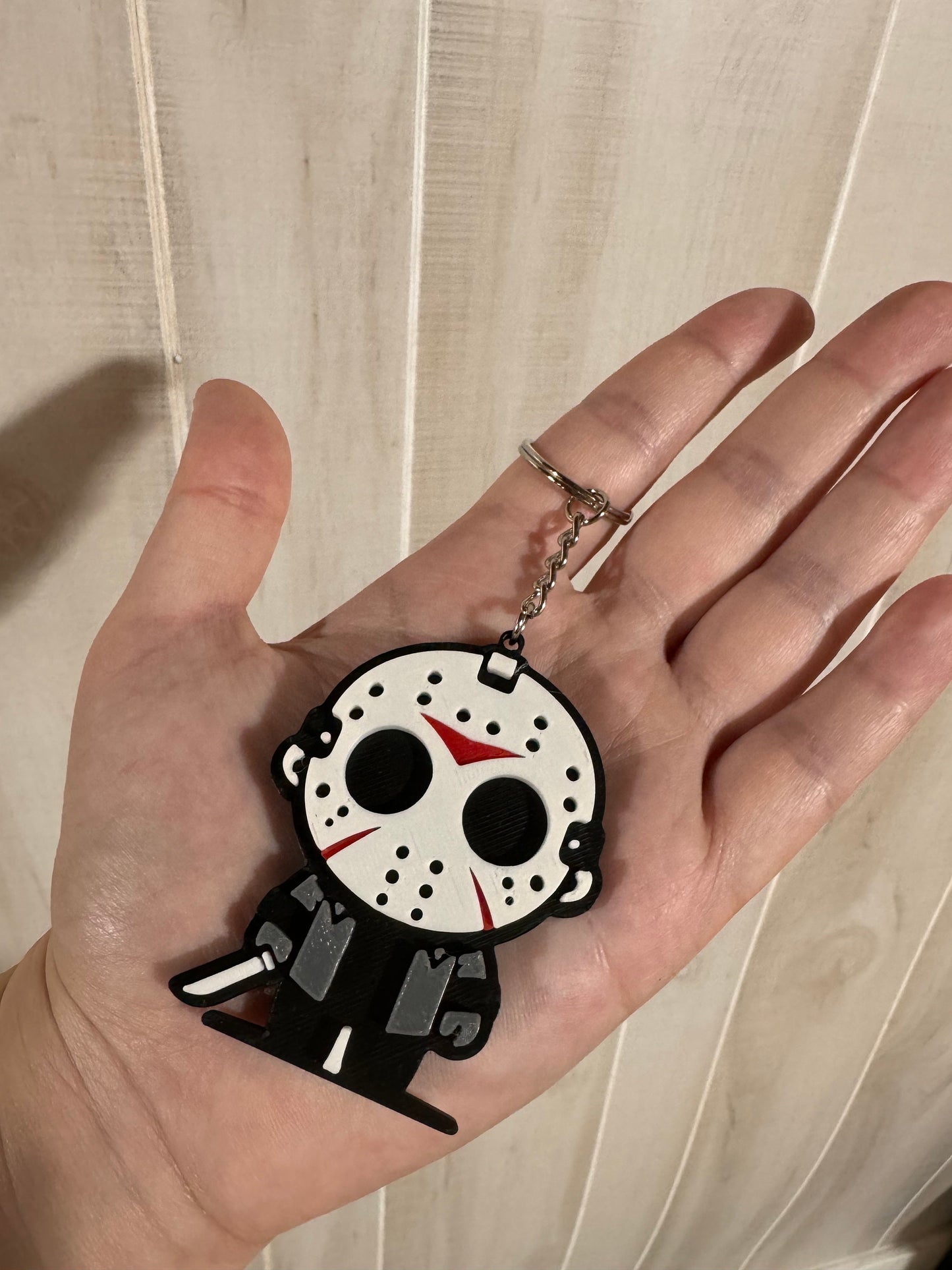 Friday the 13th Keychain | Custom | Halloween | Jason Voorhees | Merch | Michael Myers | Scary Movie | Horror | Freddy Krueger | Key Fob