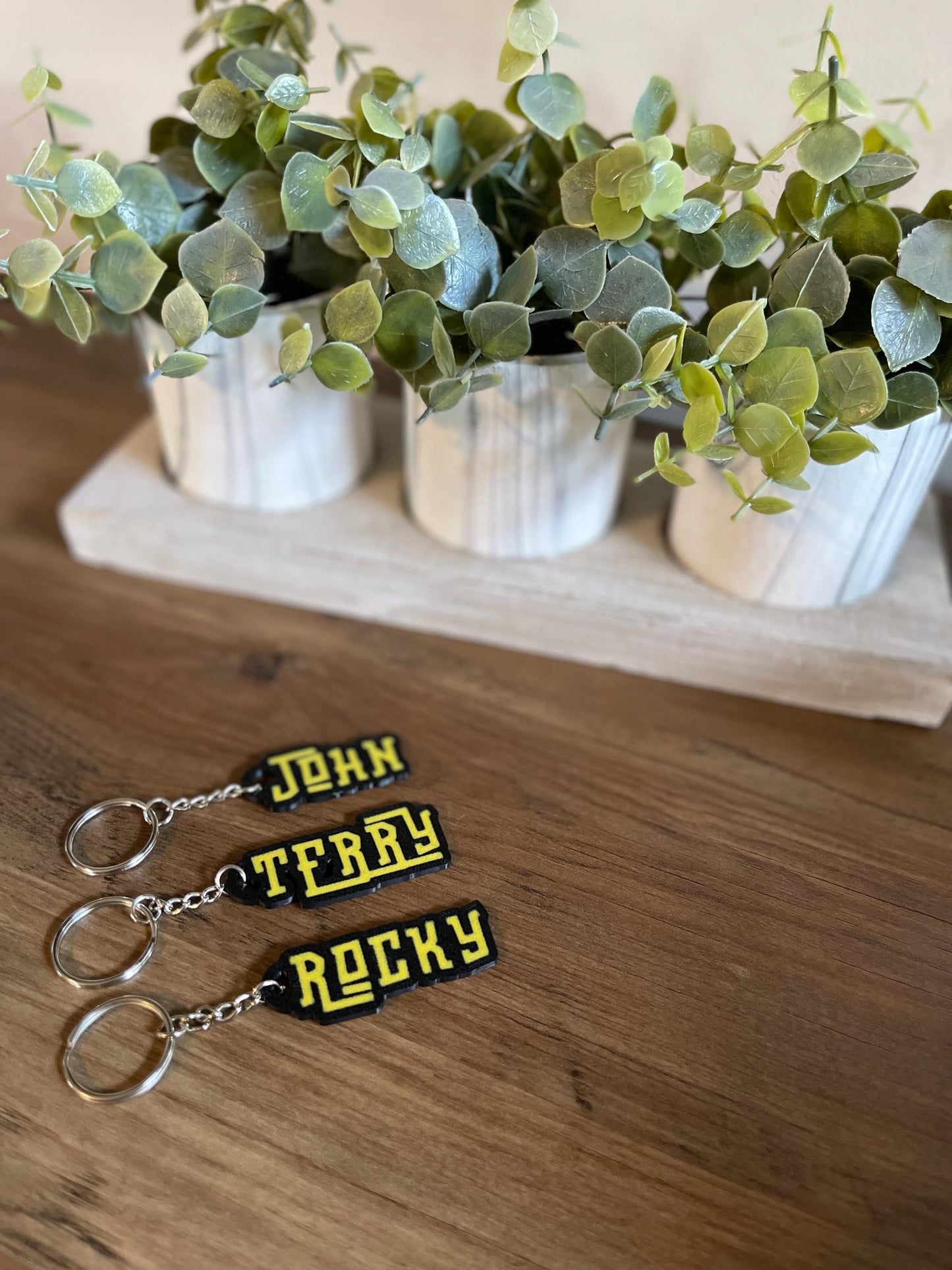 Custom Cowboy Cowgirl Keychain | Western Keychain | Raise Hell | Boho | Custom Name | Rodeo | Personalized Name | Personalized Keychain |