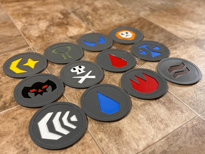 Rune Coaster Runescape | OSRS Coaster | Video Game Gift | Gaming Nerds | Old School RuneScape | OSRS | Runescape Gift | Geek |